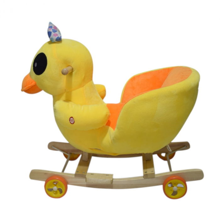 yellow duck rocking chair