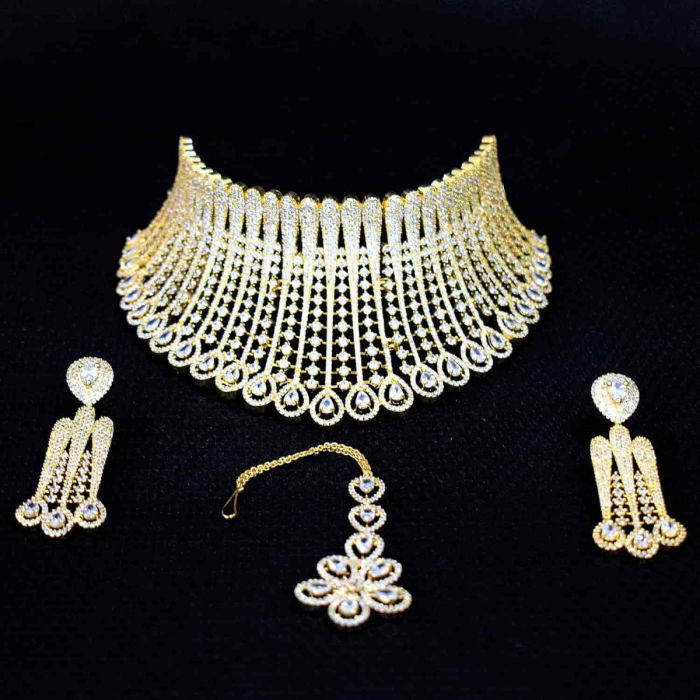 Artificial stone hot sale necklace set