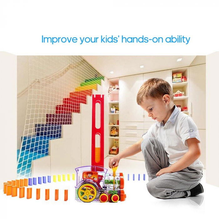 domino train toy set