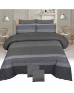 Buy Elegant Black/grey single size Bed sheet online| Cartco.pk 
