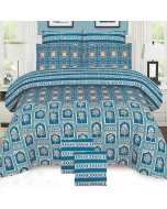 Buy delightful Blue/White single size bed sheet online | Cartco.pk 
