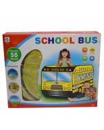 Buy School Bus Tent House for Children's with 50 Balls - cartco.pk