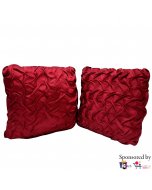 Buy Handmade Maroon Color Shape Pillow online | Cartco.pk 