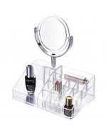 Acrylic Cosmetic Organizer with Mirror