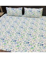 Buy Floral White Design single size Bed sheet Online | Cartco.pk 