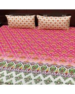 Buy Pink Single size bed sheet with pillow cover | Cartco.pk 