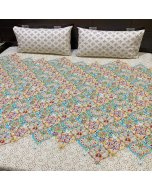 Buy Abstract single size bed sheet with pillow cover | Cartco.pk 