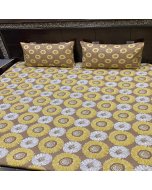 Buy Voguish Sunflower Design single size bed sheet | Cartco.pk 