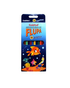 Buy Large 12 colors Goldfish Flupa color pencils - cartco.pk