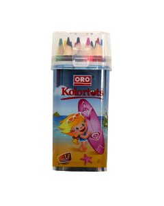 Buy Small 12 Colors Oro Kolortots Coloring Pencils - cartco.pk