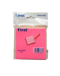 Buy 100 Sheets Multi colors First Sticky Notes - cartco.pk
