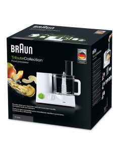 BRAUN TRIBUTE COLLECTION CHOPPER FP 3010 WH GERMAN TECHNOLOGY GUARANTEED RELIABILITY