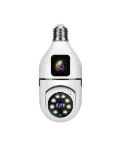 4MP Dual Lens Bulb Camera CCTV IP Wifi Camera 