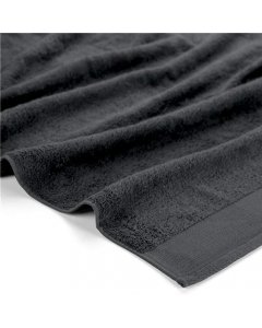 Buy 100% cotton fabric Black Color Bath Towel | Cartco.pk 