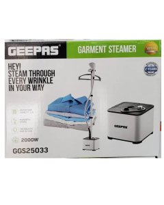 GEEPAS Original Garment Steamer, Thermostat Protection, Model GGS25033