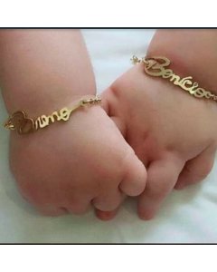 Buy A wonderful gift Gold Plated Baby Bracelet - Cartco.pk