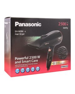 Panasonic Powerful 2500W and Smart Care Black Hair Dryer EH-NE84-K
