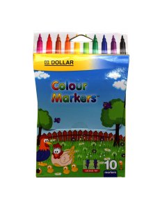 Buy 10 Markers online Doller color markers - cartco.pk