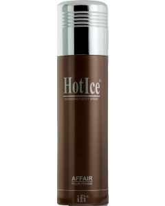  Best Scent Hot Ice Deodorant Body Spray Affair Brown - cartco.pk