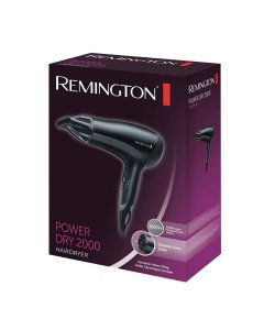 Remington - Power Dry Hair Dryer D3010 CERAMIC IONIC GRILLE