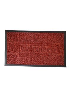 Buy Graceful Red/Black Clean Astroturf Dirt Trapper Welcome Doormat - cartco.pk 