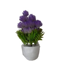 Buy Purple Style Plastic Potted Flowers online | Cartco.pk 