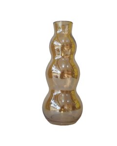 Buy Bottle Shaped Glass Vase Champagne Color online |Cartco.pk 