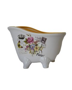 White Ceramic Artificial Pot (flower pottery) Vase | Cartco.pk 