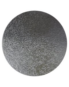 Buy Silver 6 Pcs Pack  Flower design Round Table Mat - cartco.pk
