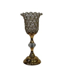 Buy Golden Beads style Table Decoration Piece - cartco.pk