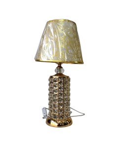 Buy Golden Table Lamp Beads Style Double Light With LED - cartco.pk 