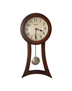 Buy Hartco Round Wooden Wall Clock with Pendulum - cartco.pk
