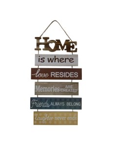 Buy Hanging Wooden Welcome greeting Décor - cartco.pk