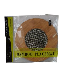 Buy Round With Heat Fabric Jinjiali Golden Bamboo Placemat - cartco.pk 