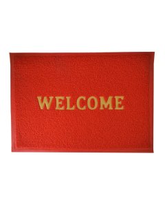 Welcome Door Mat - Rectangular - 1 Pcs-Red