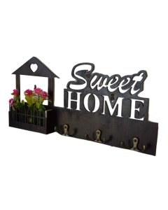 Buy  Sweet Home Wall Hanging Wooden Key Holder - cartco.pk