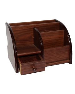 Buy Wooden Office Stationery Box with Small Drawer - cartco.pk