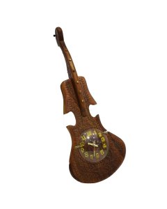 Buy Wooden Violin Style Wall Clock online - cartco.pk