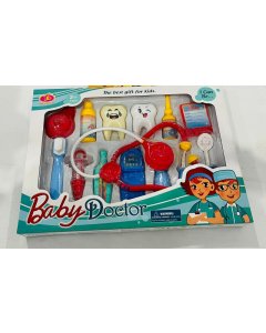 Baby Dental Doctor Set Toy for Kids - Pretend Play Dentist Kit with Tools and Accessories