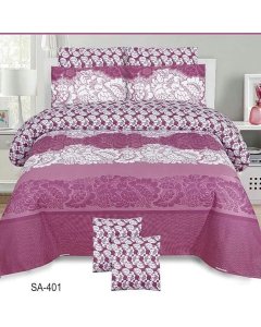 Buy delightful Pink double size bed sheet online | Cartco.pk 