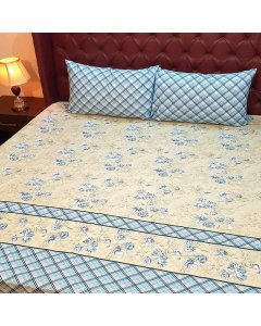 Buy best Floral Design double size bed sheet online | cartco.pk 