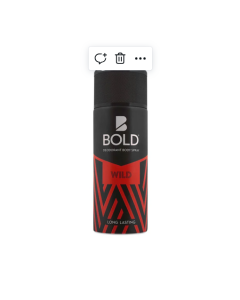 Bold Men Wild Body Spray 150ml 