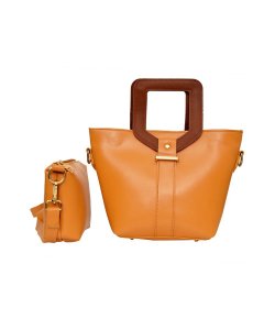 Buy Mustard Brown Modesty-2 Women Hand Bag online - cartco.pk