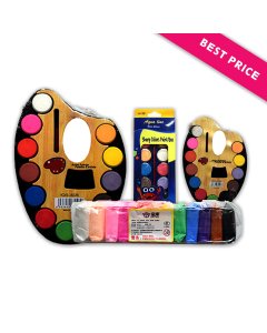 Buy  Chinese Playdough & Water Colors Bundle pack of 2 - cartco