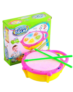 
Musical Flash Drum Toy for Kids - Interactive Light Effects and Rhythmic Fun - Cartco.pk
