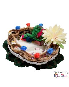 Buy Artificial Handmade Sparrow Nest Made With Jute Rope - cartco.pk