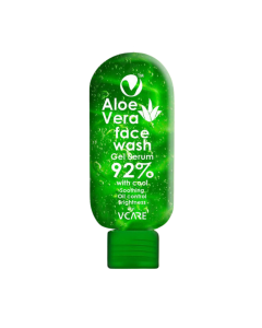 92% Aloe Vera Face Wash Gel Serum By Vcare 