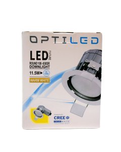 Optiled Round 100-650SR LED Downlight White 1Pcs