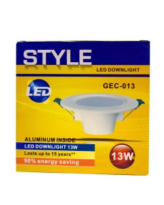 Buy online Style LED SMD Downlight 13W online - cartco.pk