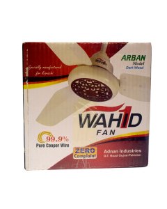 Buy 56 Inches Wahid Fan Arban Model Dark Wood Ceiling Fan - cartco.pk